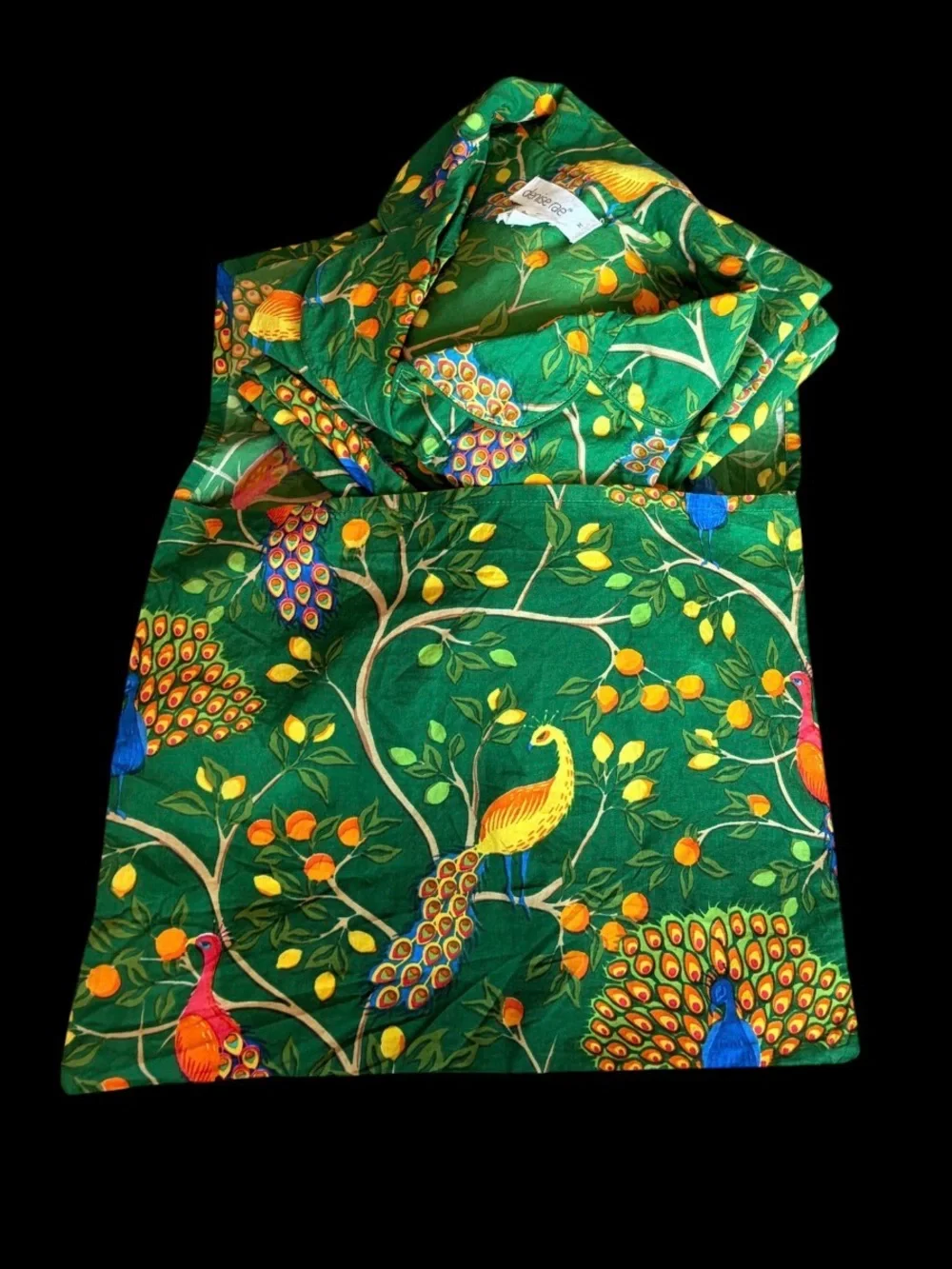 Denise Rae Fearless Peacock Pajama Set – Green | Size M